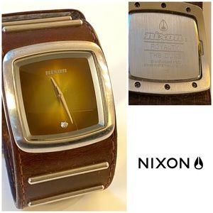 NIXON The Duke Watch - Brown Strap